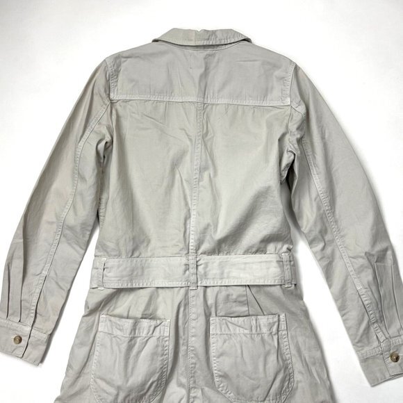J Crew Foundry Chino Shorts Coveralls Jumpsuit Romper Women 2 NWT $148 Cotton - Picture 5 of 14